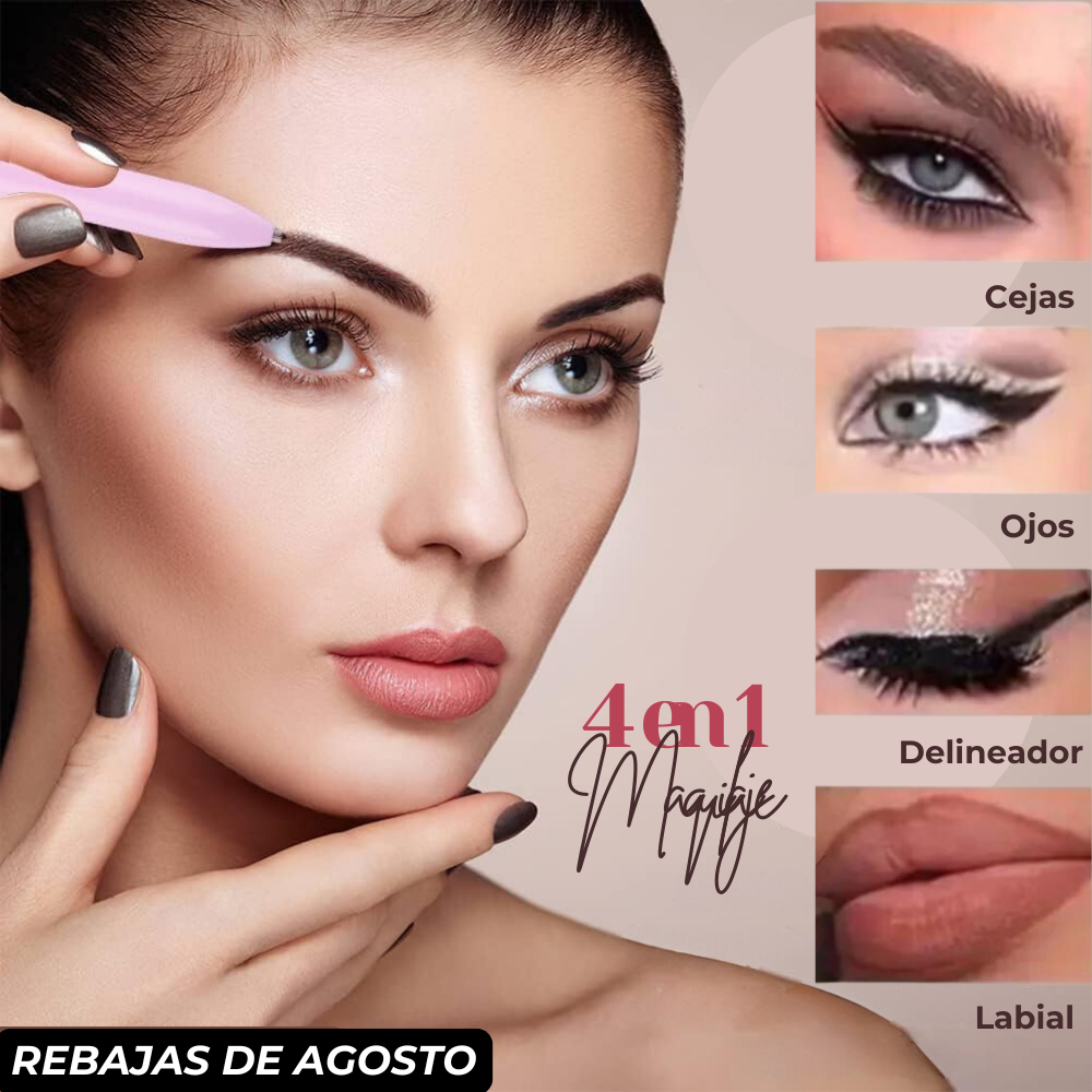 Lápiz de Maquillaje 4 en 1 Efecto "Buena cara" l BeautySlim™